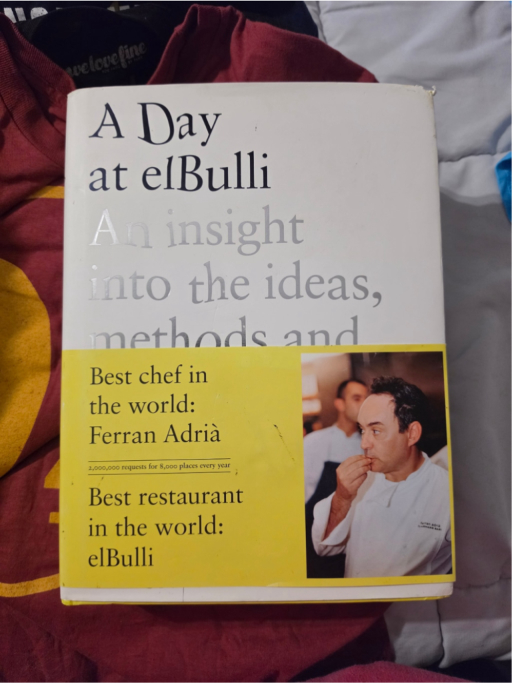 A Day at elBulli Ferran Adria 2008 Phaidon Hardcover Cookbook First Edition